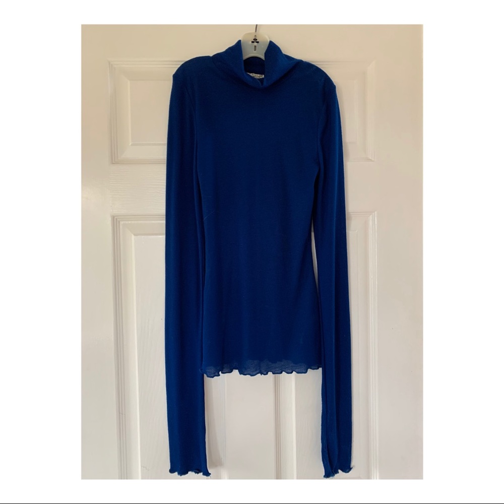 FP Intimates - Blue Thermal Turtleneck